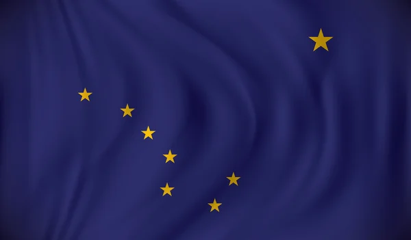 Vlag van alaska — Stockvector