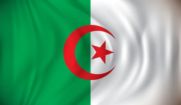 Drapeau de l'Algérie — Image vectorielle