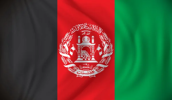 Flagge Afghanistans — Stockvektor