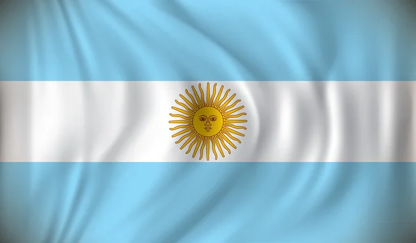 Drapeau de l'Argentine — Image vectorielle