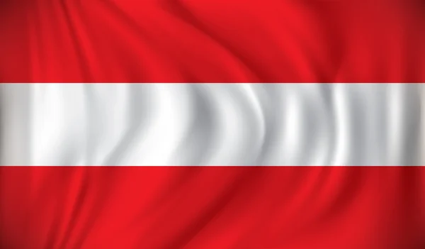 Drapeau de l'Autriche — Image vectorielle