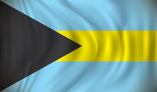 Bandeira de Bahamas —  Vetores de Stock