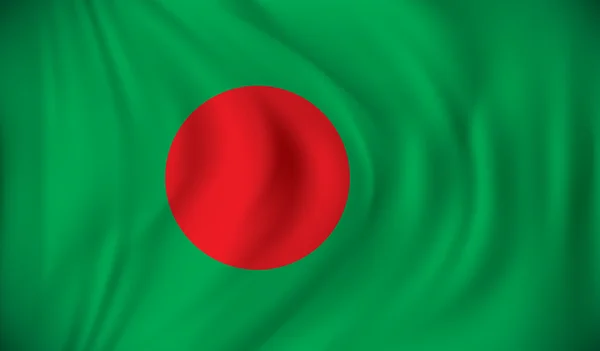 Drapelul Bangladeshului — Vector de stoc