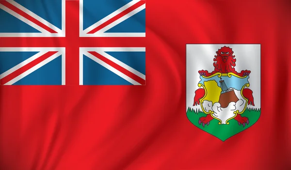 Bandera de bermudas — Vector de stock