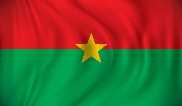 Zászló Burkina Faso — Stock Vector