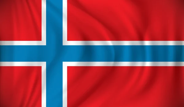 Flagge von Bouvet Island — Stockvektor