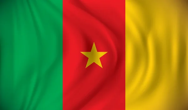 Flag of Cameroon — Stok Vektör