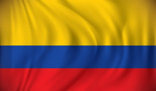 Bandera de Colombia — Vector de stock