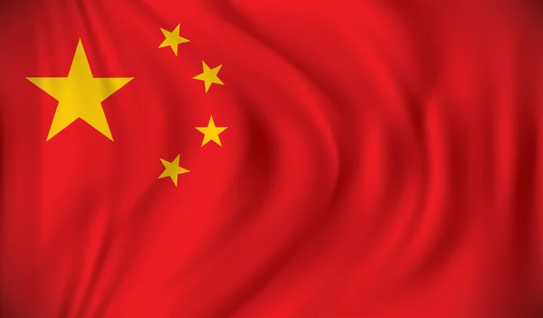 Bandeira da China — Vetor de Stock