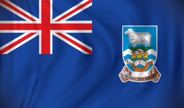 Vlajka Falklandských ostrovů — Stockový vektor