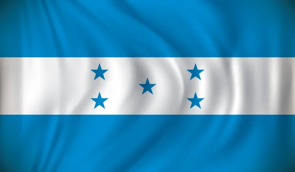 Honduras flagga — Stock vektor