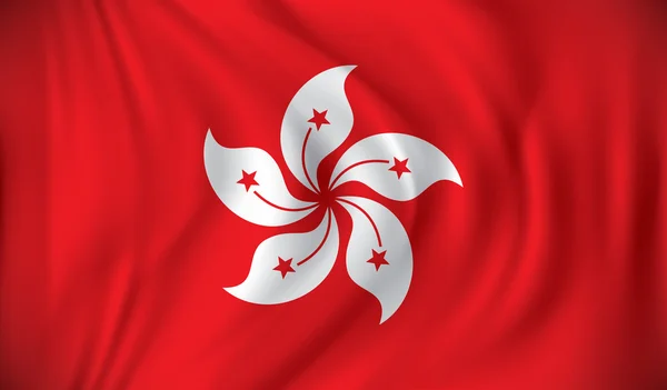 Flag of Hong Kong — Stock Vector