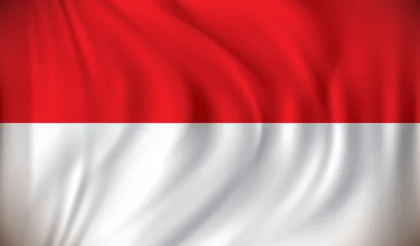 Flagge Indonesiens — Stockvektor