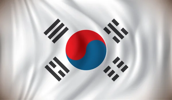 Bandera de Corea del Sur — Archivo Imágenes Vectoriales