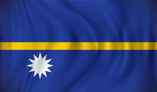 Flagge von nauru — Stockvektor