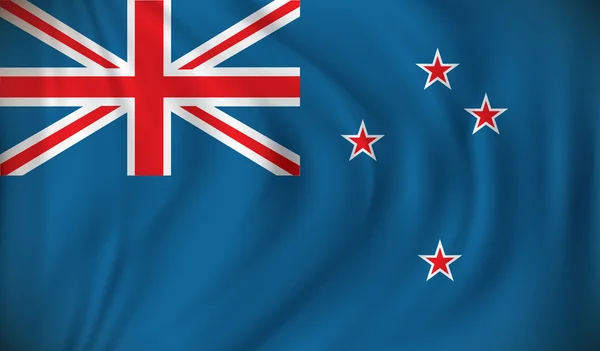 Bandera de New Zealand — Vector de stock