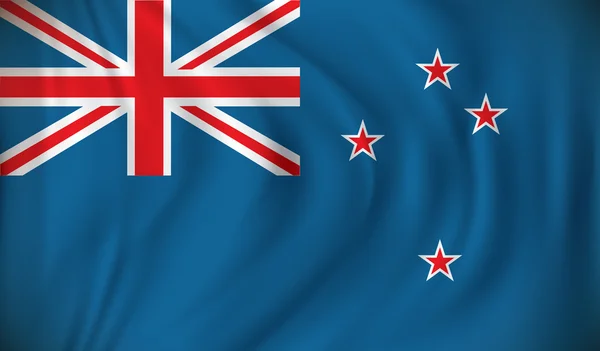 New Zealands flag – Stock-vektor