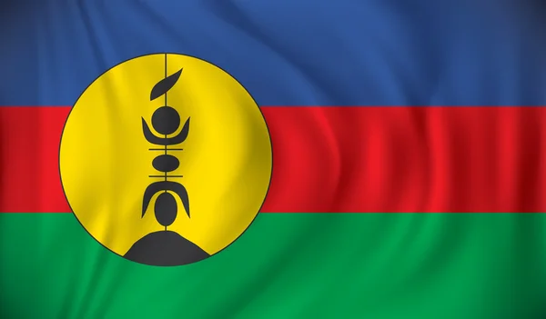 Bandeira da Nova Caledónia — Vetor de Stock