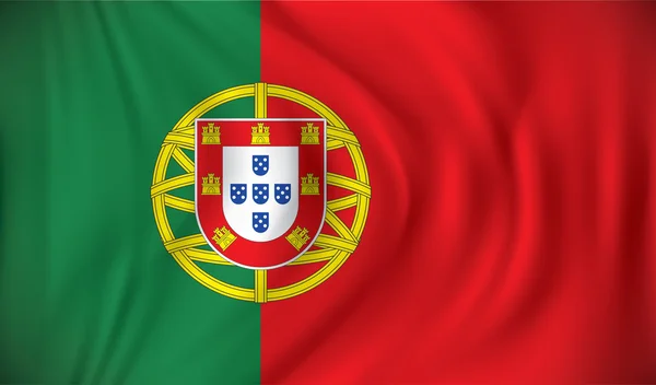 Bandeira de Portugal — Vetor de Stock