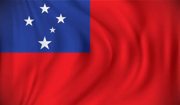 Σημαία των Σαμόα — Διανυσματικό Αρχείο