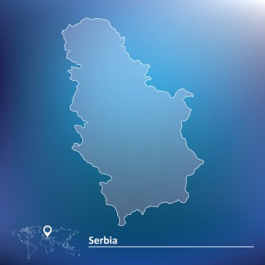 Sırbistan Haritası