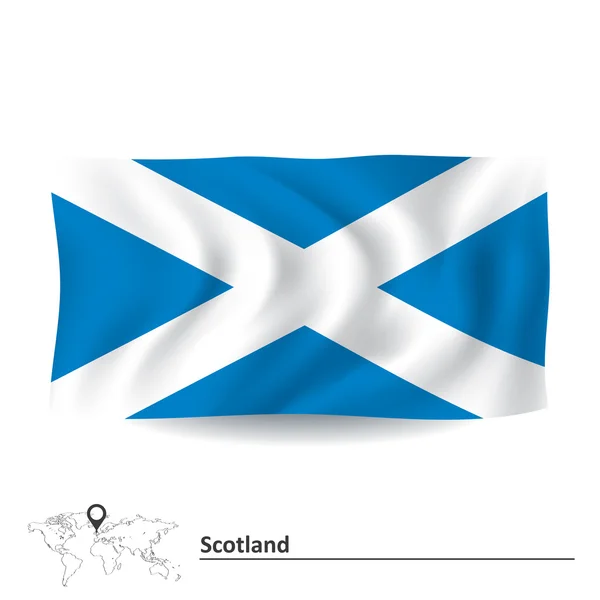 Skottlands flagga — Stock vektor