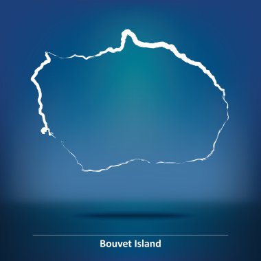 Bouvet Adası Haritası doodle