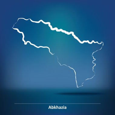 Abhazya Haritası doodle