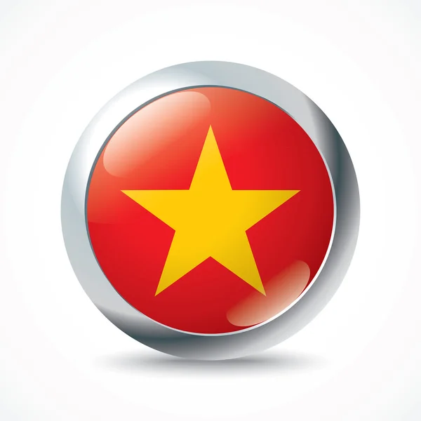 Vietnam-Flagge — Stockvektor