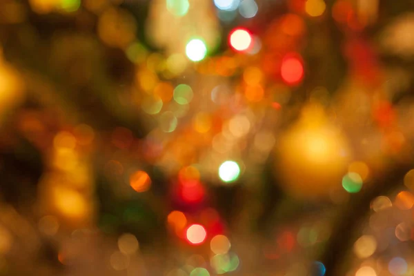 Christmas Tree Blur Effect Traditional Holidays — Stock Photo, Image