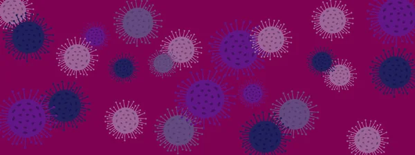 Abstract Model New Coronavirus Ncov 2019 Outbreak New Coronavirus Covid — Stock Vector