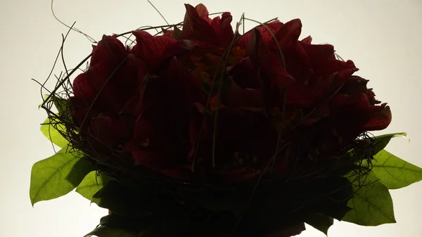 Bouquet details of Red flower