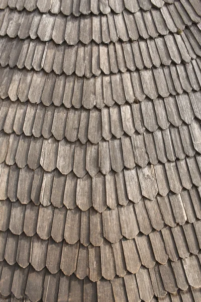 Decking de madeira velha com telha — Fotografia de Stock