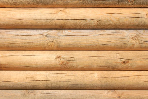 Parallel new wooden logs — Stock Photo, Image