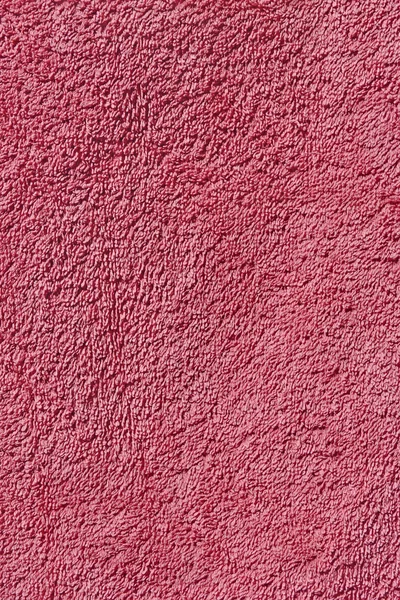 Рожевий махровий рушник — стокове фото