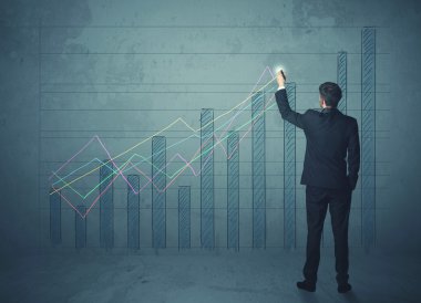 işadamı çizim grafik