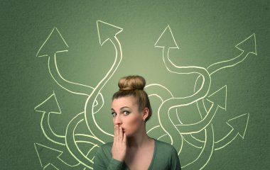 Güzel kız bir çözüm düşünme