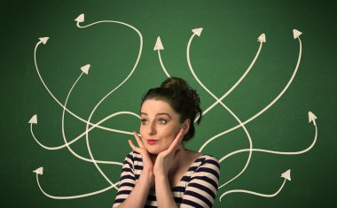 Güzel kız bir çözüm düşünme