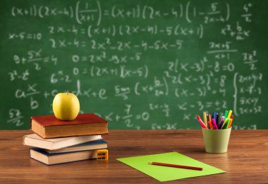 Öğrenci okulundan matematik dersi