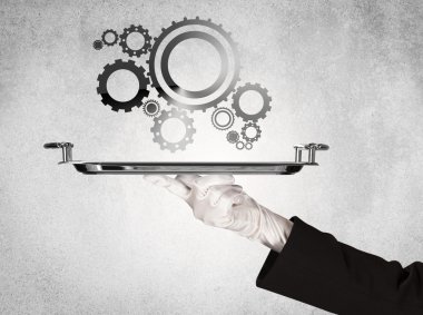 Tepside çalışan çark konsepti