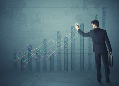 işadamı çizim grafik