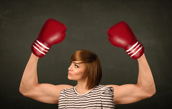 Brazos boxeadores fuertes y musculosos — Foto de Stock