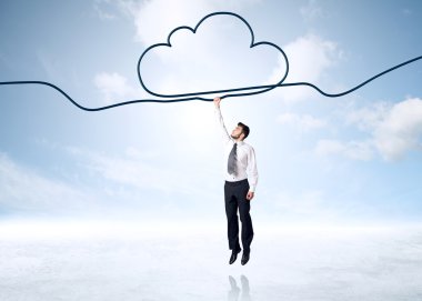 İşadamı kavramı asılı