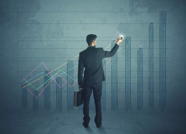 işadamı çizim grafik