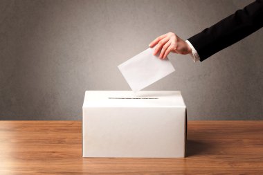 Oy sandığı kişi döküm oy ile 