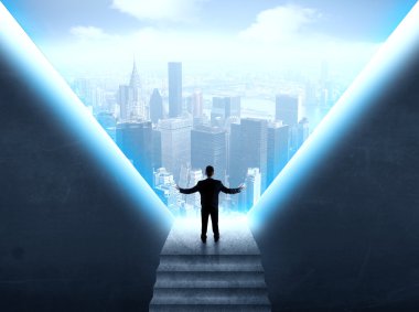 İşadamı cityscape arıyorsunuz