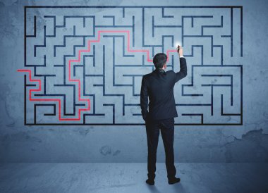 çözüm bir labirent