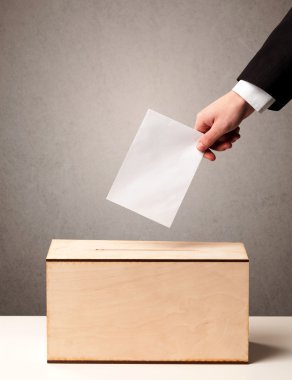 Oy sandığı kişi döküm oy ile 