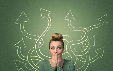 Güzel kız bir çözüm düşünme