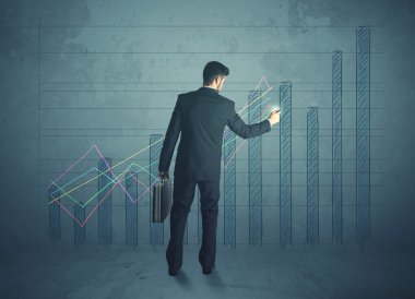 işadamı çizim grafik